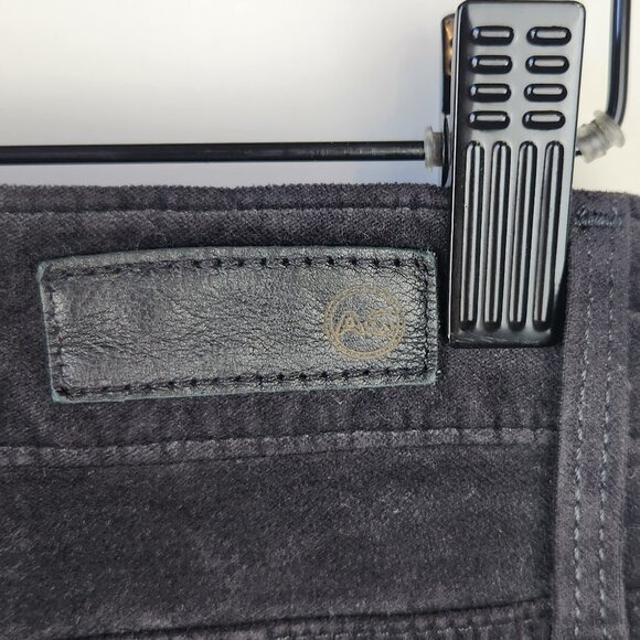 AG Adriano Goldschmied The Farrah High Rise Skinny Velvet Velour Pants sz 27 - Picture 5 of 7